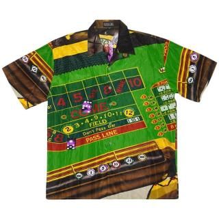 ̵STREET DESIGN CASINO OPEN SHIRTSGREEN