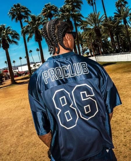 (プロクラブ)　Pro Club Heavyweight フットボールシャツ 送料無料】PRO CLUB HEAVYWEIGHT FOOTBALL JERSEY【WHITE/BLACK