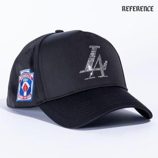 ̵REFERENCE LA CRYSTALS SNAPBACK CAPBLACK