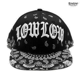 ̵LOWLOW STREETWEAR BANDANA SNAPBACK CAPBLACK