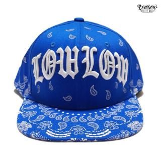 ̵LOWLOW STREETWEAR BANDANA SNAPBACK CAPBLUE