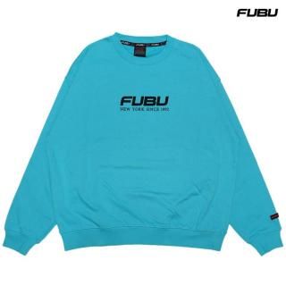 ̵FUBU OG LOGO CREWNECK SWEATTURQUOISE