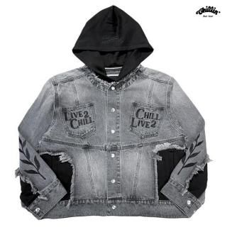 ̵CHILLIN BREAK DENIM JACKETBLACK