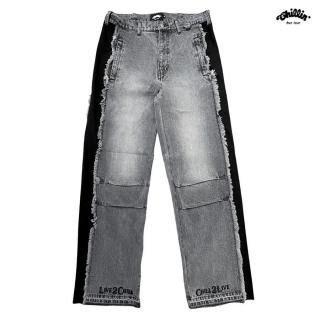 ̵CHILLIN BREAK DENIM PANTSBLACK