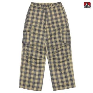 ̵BEN DAVIS SNOW WORKERS CHECKER PANTSBEIGE