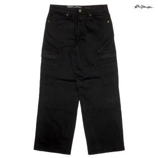 ̵KNO BETTA 625 DENIM CARGO PANTSBLACK