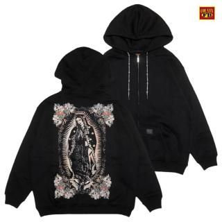 ̵FB COUNTY GUADALUPE HEAVYWEIGHT ZIPUP HOODIEBLACK