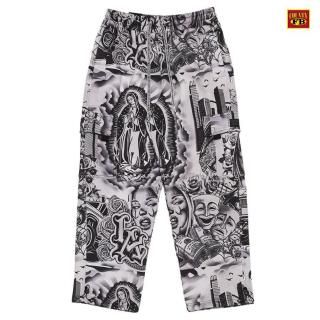 ̵FB COUNTY TATTED UP SWEAT CARGO PANTSGRAY