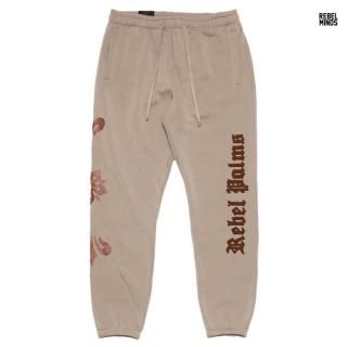 ̵REBEL MINDS PALMS SWEAT PANTSTAUPE