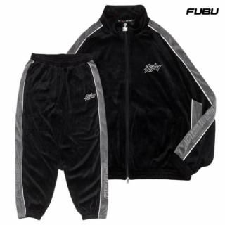 ̵FUBU VELOUR TRACK SETUPBLACK