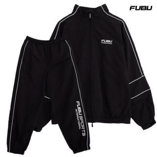 ̵FUBU NYLON TRACK SETUPBLACK