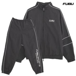 ̵FUBU NYLON TRACK SETUPCHARCOAL