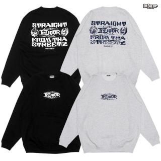 ̵INDOOR ORIGINAL CREWNECK SWEATBLACK/ASH GRAY/BROWN