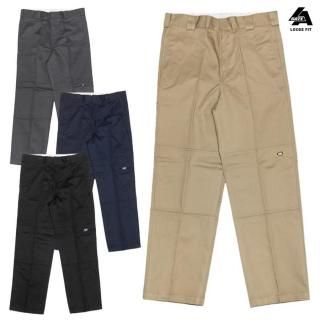 ̵LA GATE LOOSE FIT DOUBLE KNEE WORK PANTSKHAKI/BLACK/NAVY/CHARCOAL