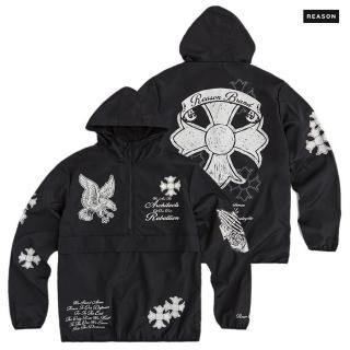 ̵REASON CLOTHING ANORAK JACKETBLACK