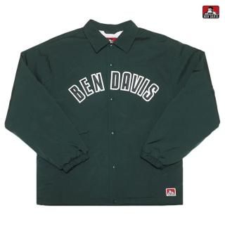 ̵BEN DAVIS SHERPA LINED COACHES JACKETGREEN