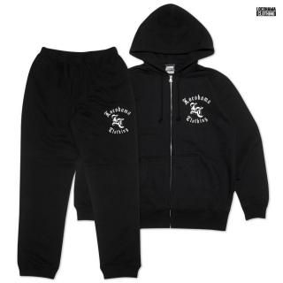 ڥݥԲġۡڼ11ܺȯͽLOCOHAMA CLOTHING SWEAT SETUPBLACK