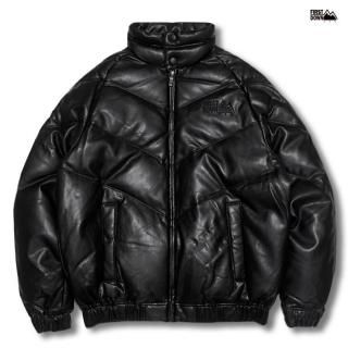 ̵FIRST DOWN V-DOWN JKT PU LEATHERBLACK