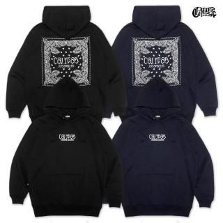 ̵CALIFAS BANDANA PULLOVER HOODIEBLACK/NAVY