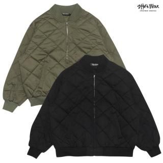 ̵SHAKA WEAR DIAMOND QUILTED JACKETBLACK/OLIVE