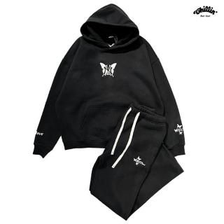 ̵CHILLIN NY BUTTERFLY SWEAT SETUPBLACK