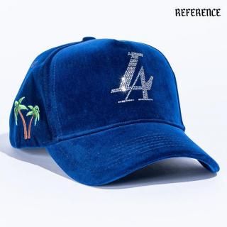 ������̵����REFERENCE PARADISE LA VELOUR SNAPBACK CAP��BLUE��