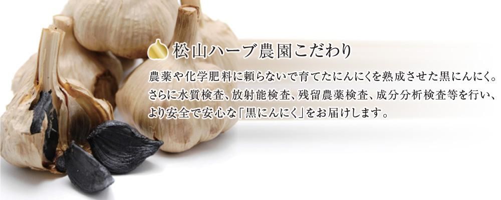 松山ハーブ農園 青森県産 熟成黒にんにく オンラインショップ 松山ハーブ農園 青森県産 熟成黒にんにく オンラインショップ