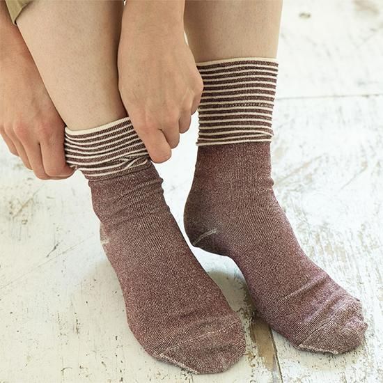 いつもソックス 無地 Lサイズ｜オーガニックコットンの天衣無縫