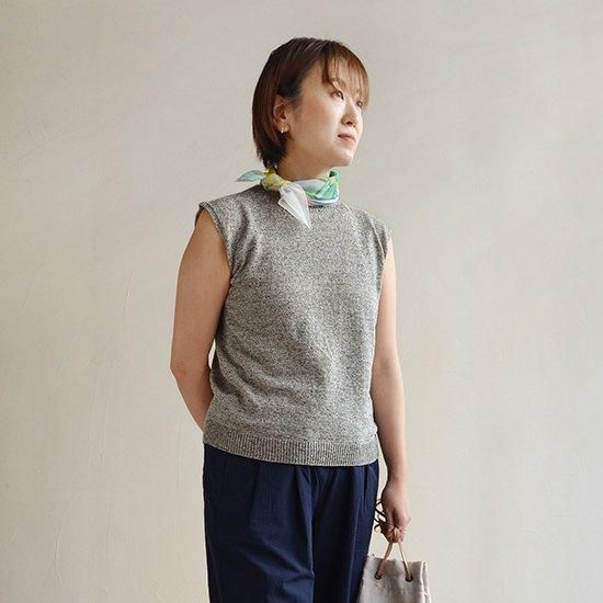 スカーフサイズ】JUN IIDA アートチーフ＜オーガニックコットン