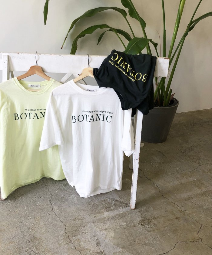 【BOTANIST】ロゴプリントTシャツ