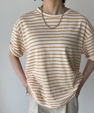 【anticrag】オーバーサイズボーダーTシャツ