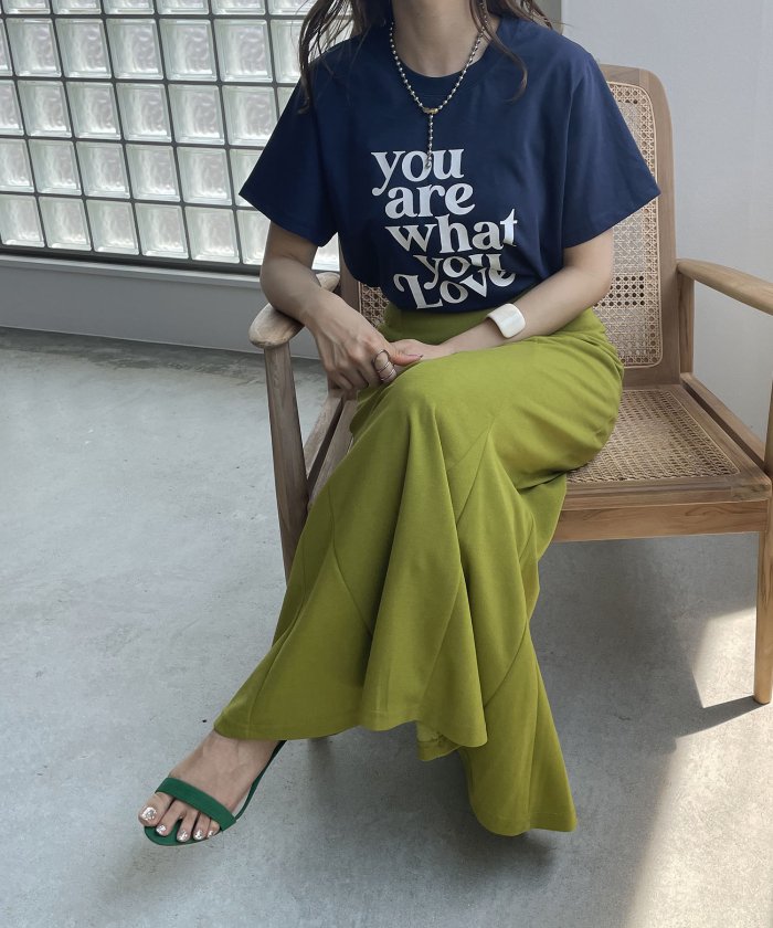 【antic rag】ロゴプリントTシャツ