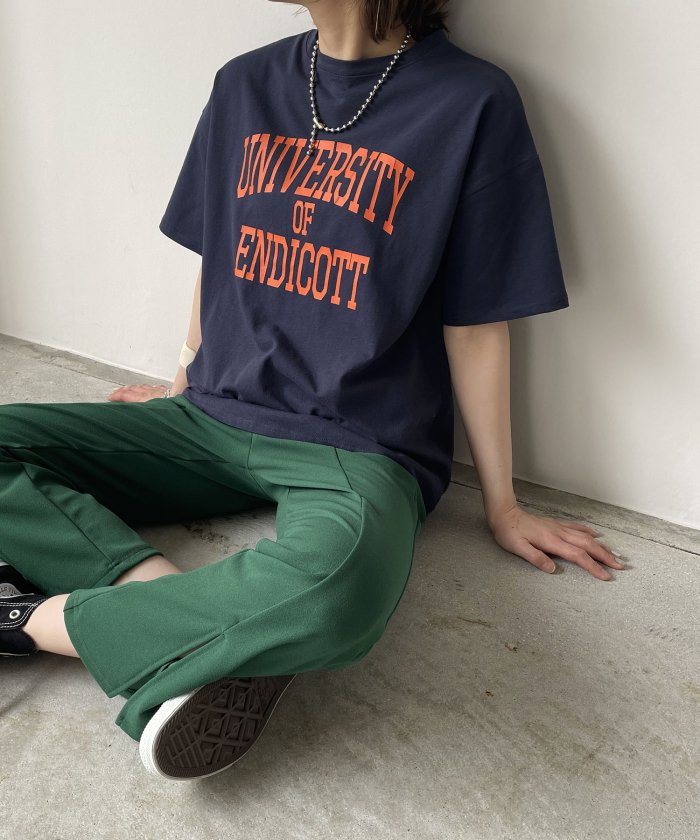 【ENDICOTT】カレッジロゴTシャツ
