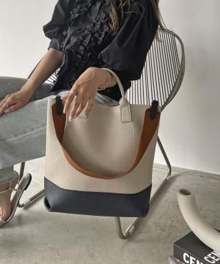 antic rag トートバッグ 「第2世代」「A4対応」バイカラー