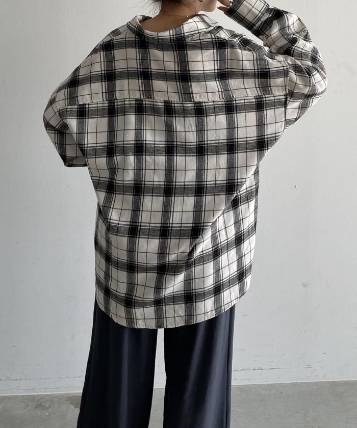 チェックビックジャケット チェックビッグシャツジャケット - 210nouve | トゥージュヌーヴ