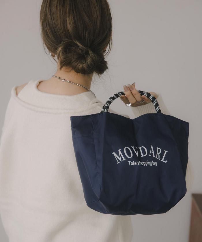 【リバーシブル】ビッグ ロゴ トートバッグ S