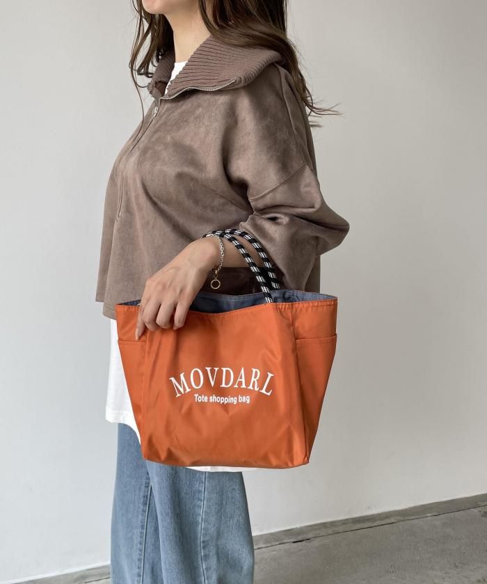 【リバーシブル】ビッグ ロゴ トートバッグ S