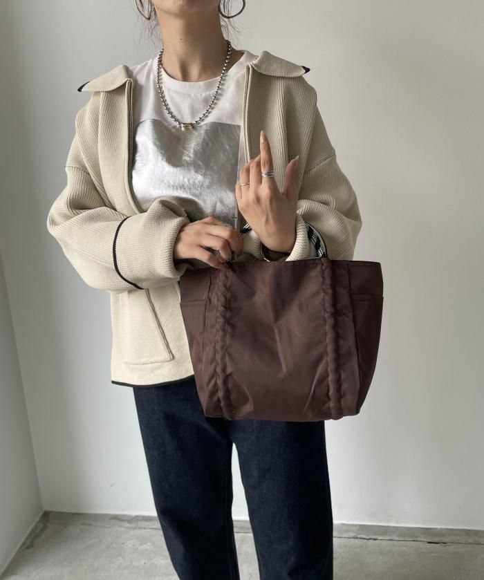 【リバーシブル】ビッグ ロゴ トートバッグ S