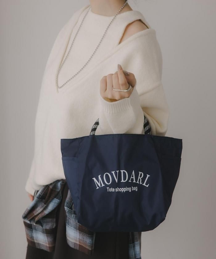 【リバーシブル】ビッグ ロゴ トートバッグ S