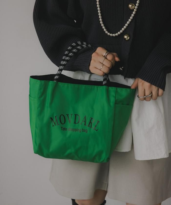 【リバーシブル】ビッグ ロゴ トートバッグ S