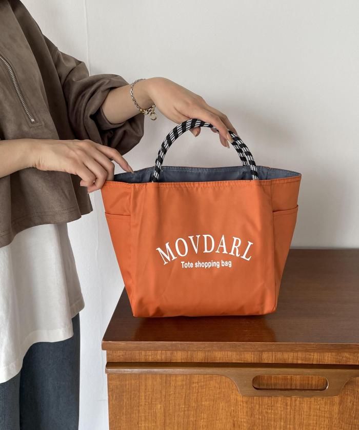 【リバーシブル】ビッグ ロゴ トートバッグ S