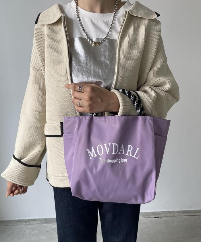 【リバーシブル】ビッグ ロゴ トートバッグ S