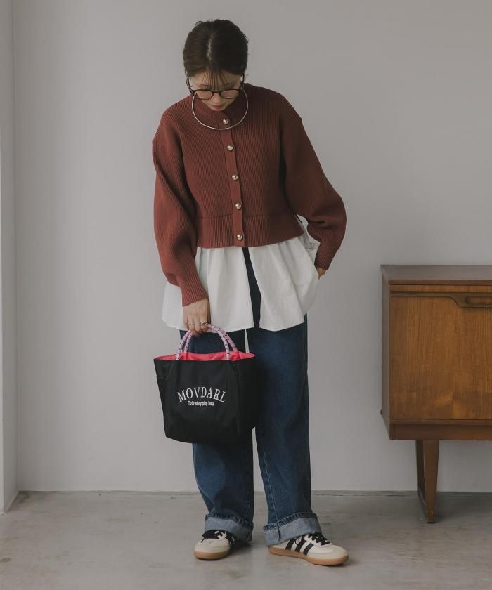 【リバーシブル】ビッグ ロゴ トートバッグ S