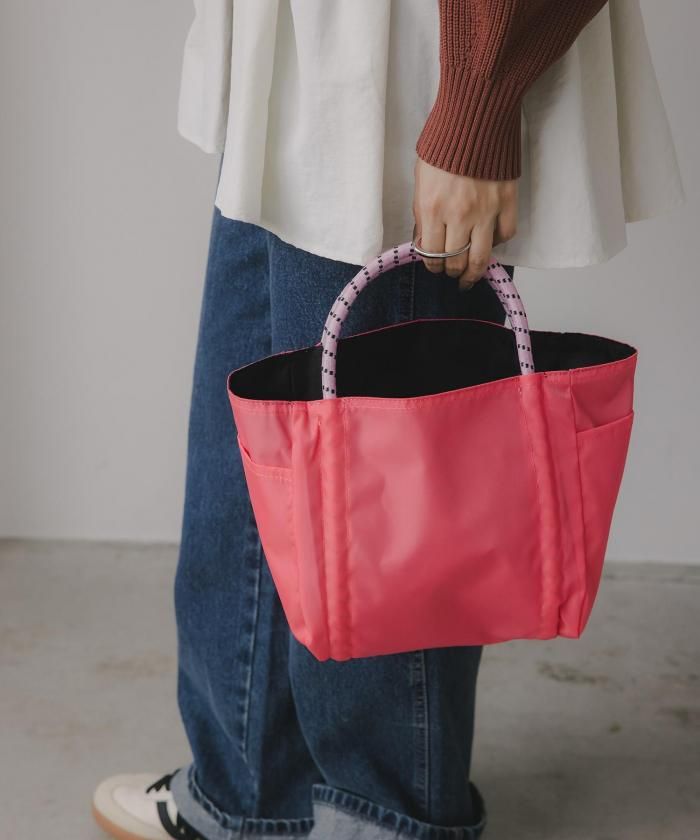 【リバーシブル】ビッグ ロゴ トートバッグ S