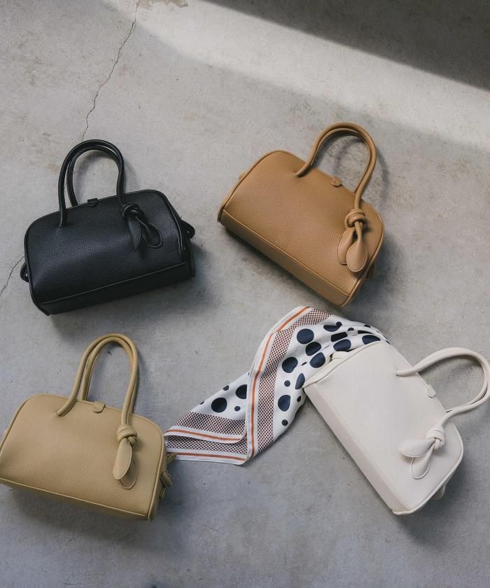 ラウンド ミニ ボストンバッグ - 210nouve | トゥージュヌーヴ ラウンド ミニ ボストンバッグ - 210nouve | トゥージュヌーヴ