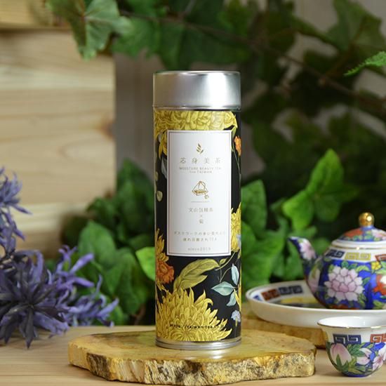 芯身美茶-缶(10パック)-疲れ目癒されTEA-【文山包種茶×菊】 - 芯 芯身美茶-缶(10パック)-疲れ目癒されTEA-【文山包種茶×菊】 - 芯