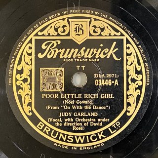 ǥ(vo:1922-69): POOR LITTLE RICH GIRL / THAT OLD BLACK MAGIC