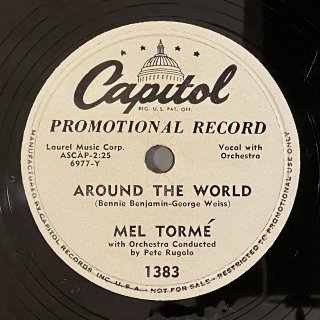 メル・トーメ(vo:1925-99)：アラウンド・ザ・ワールド／ザ・サイドウォーク・シャッフラーズ