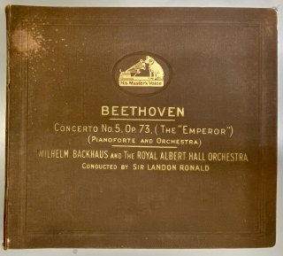 ヴィルヘルム・バックハウス(P:1884-1969)：ピアノ協奏曲第5番変ホ長調op.73「皇帝」（ベートーヴェン）