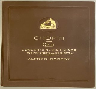 アルフレッド・コルトー(P:1877-1962)：ピアノ協奏曲第2番ヘ短調op.21（ショパン）